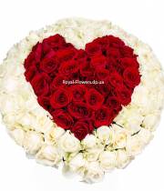 Heart of 101 roses