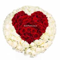Heart of 101 roses