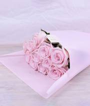7 gentle pink roses - Kimberly